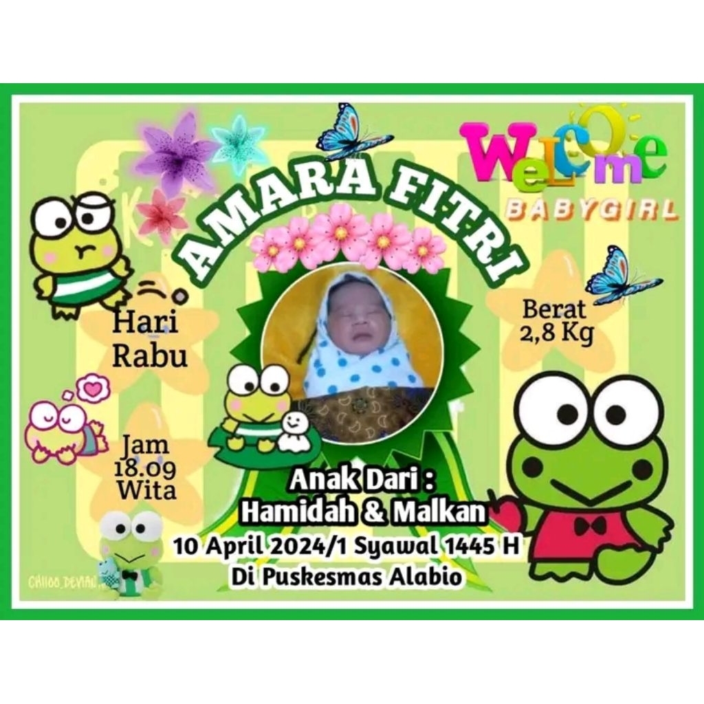 BIODATA LAHIR BAYI