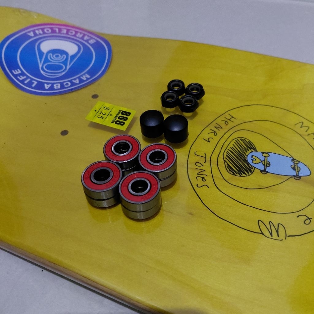 AXLE NUT BEARINGS SKATEBOARD PIVOT SET NGACIR