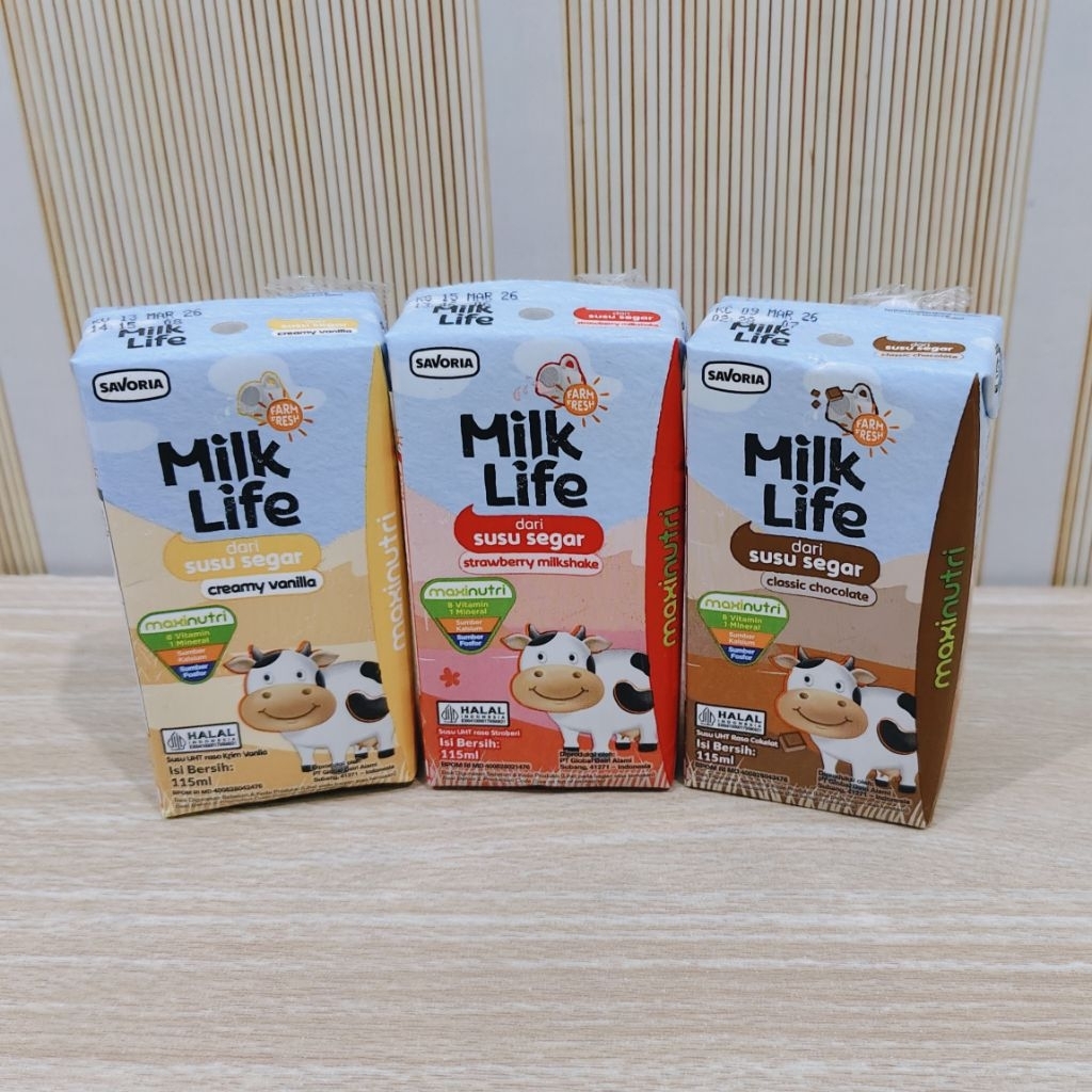 

MILK LIFE SUSU SEGAR UHT 115ML