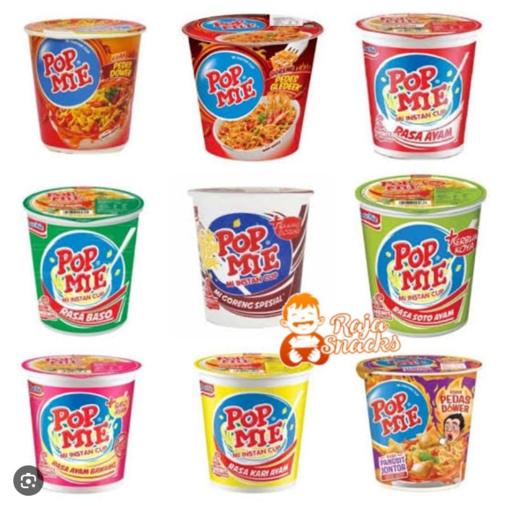 

[ CUP ] POP MIE CUP | SNEK TIME Berbagai varian rasa@75gr