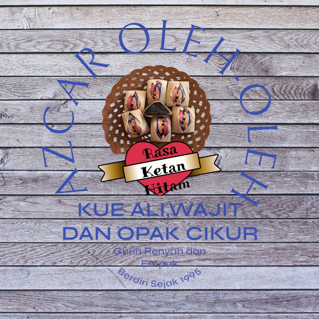 

wajit/wajik madurasa ketan hitam oleh-oleh khas cililin