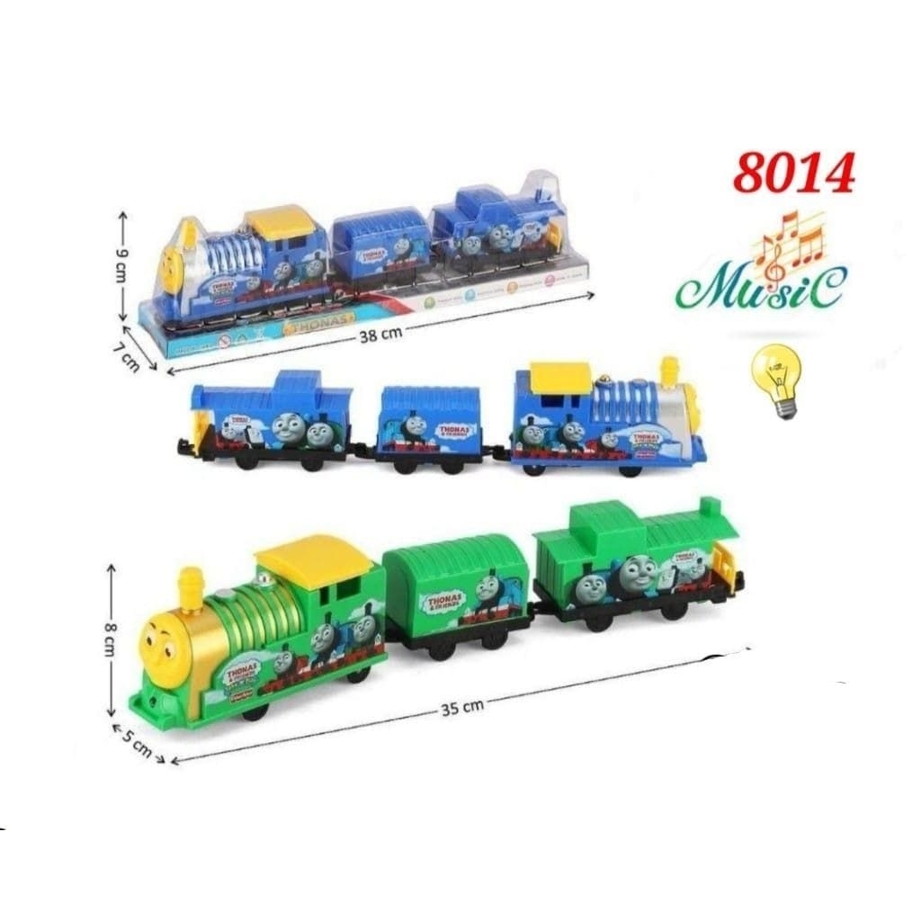 MAINAN KERETA API THOMAS 4 RANGkaian besar