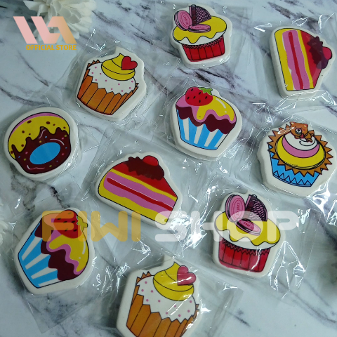 

Penghapus Bentuk Kue / Bolu Lucu / Eraser Cake Lucu Murah