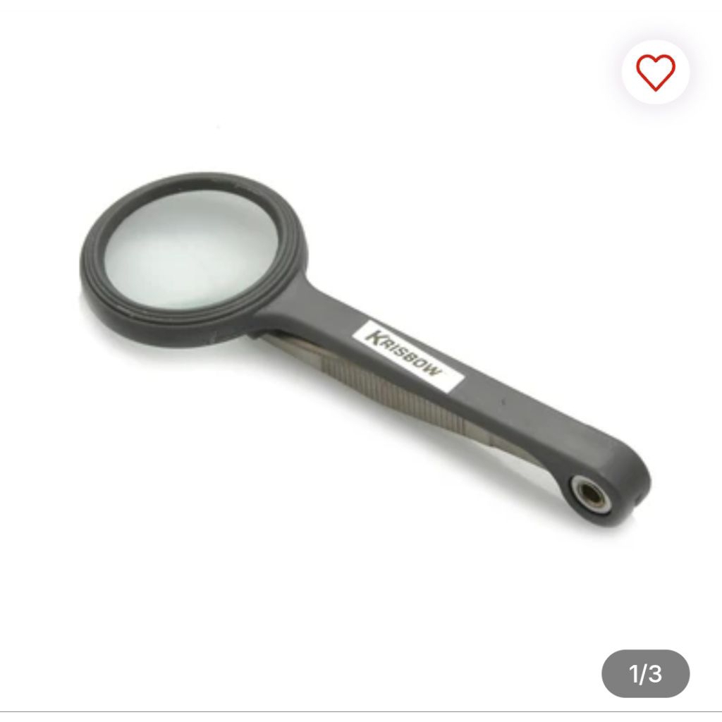 

Krisbow Kaca Pembesar Dengan Pinset 25 Mm
