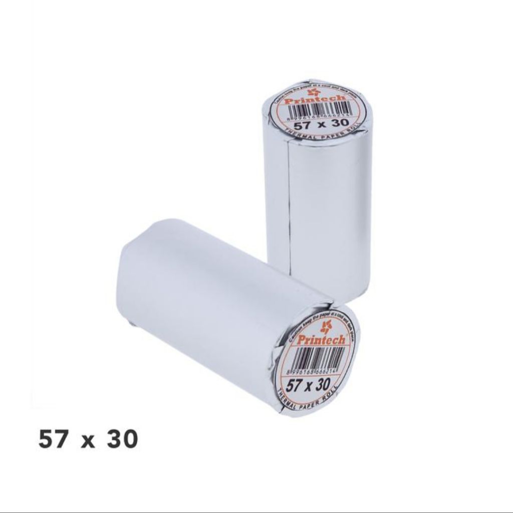 

Kertas Struk Thermal Roll 57/58X30 mm printech EDC