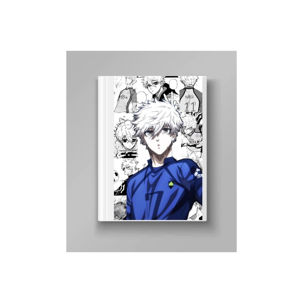 

buku tulis custom versi Nagi seishiro BLUELOCK 38 lembar Kertas Sidu 75 gsm cover silky