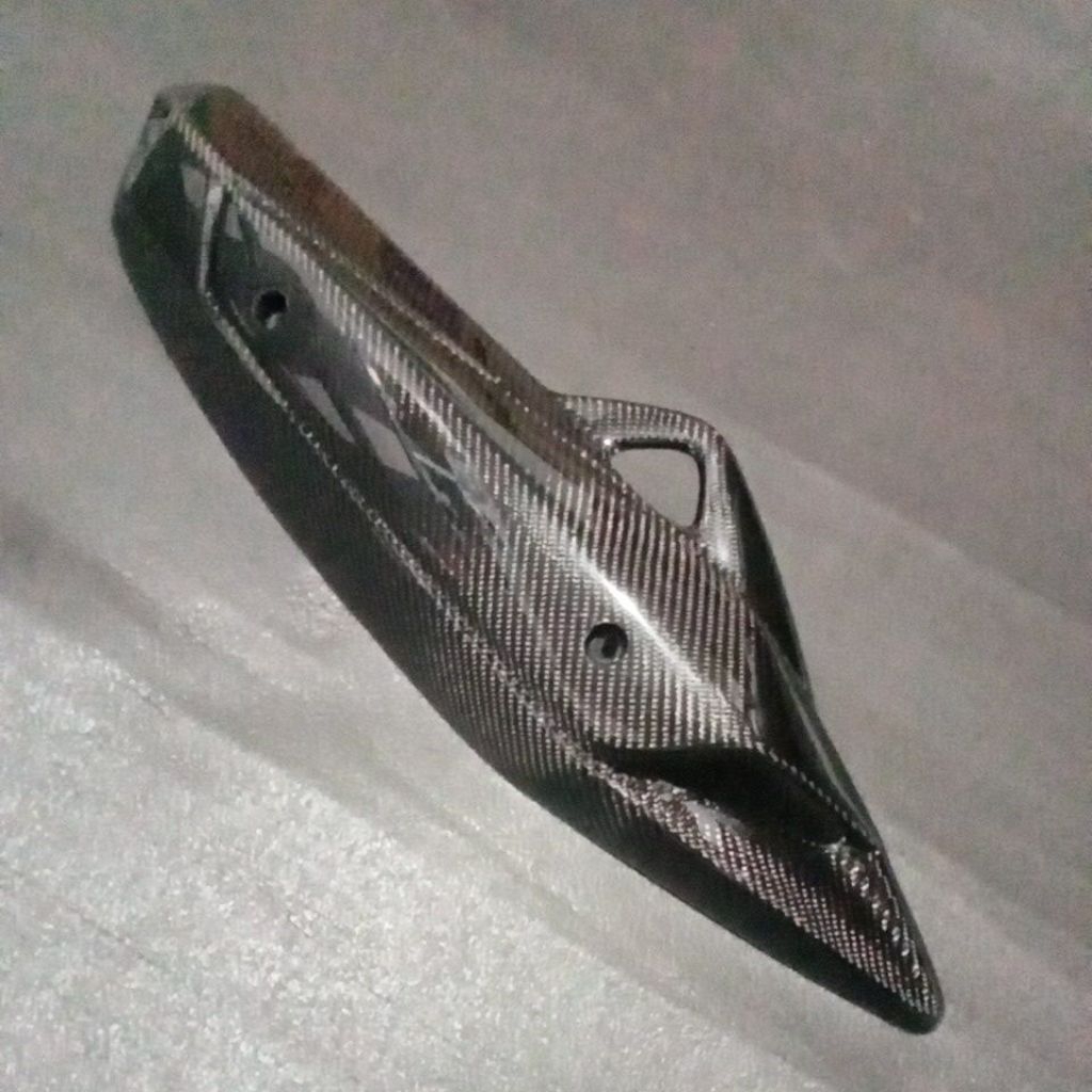 tameng knalpot nmax old karbon kevlar