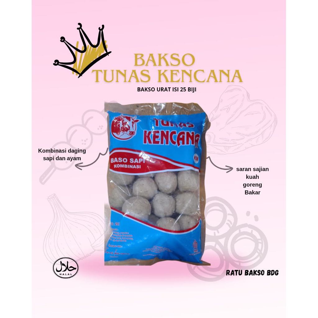 

bakso tunas kencana isi 25 butir