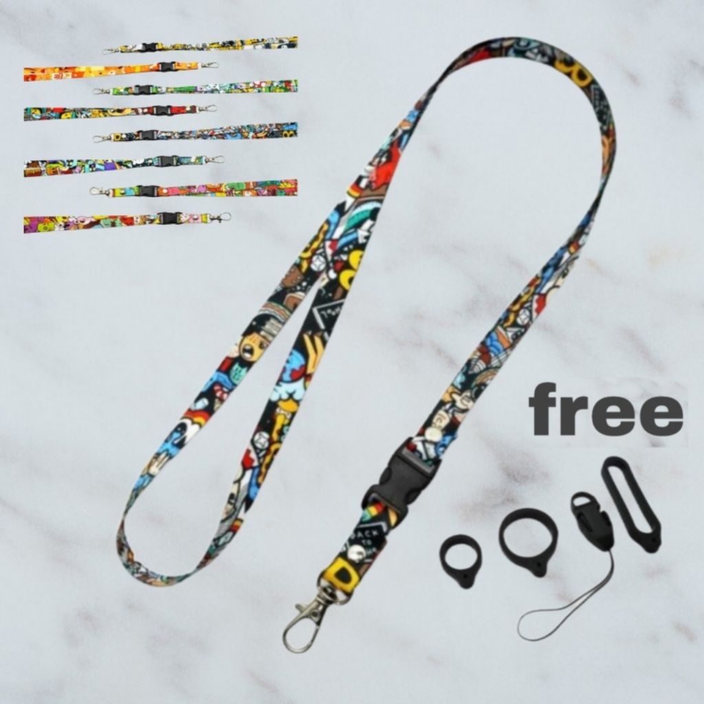 

Lanyard Tisu Doodle 1 cm