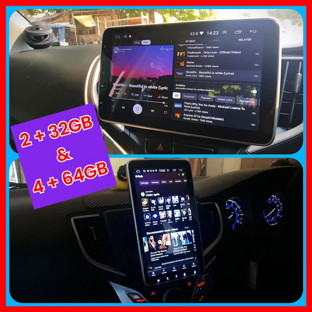 Smart Headunit Android Mobil #Single Din #Double Din #Rotation Screen #CARPLAY