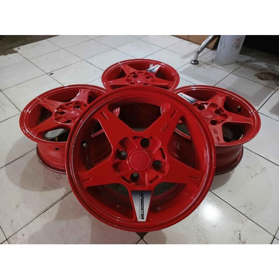 Velg Mobil Bekas Racing Like New Hsr Speedster Ring 14 Lebar 6 Et35 Pcd 4x100
