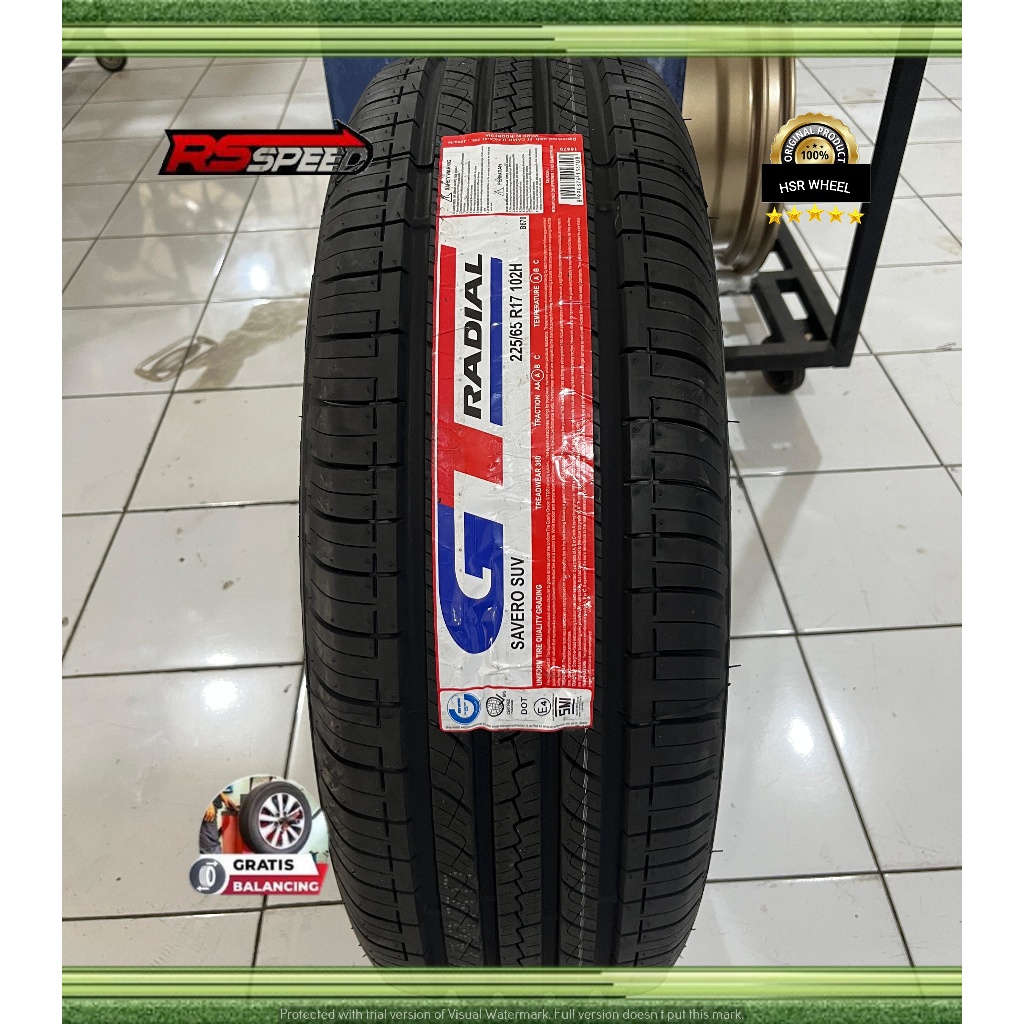 Ban Gt Radial Savero SUV 225 65 R17 Ban Mobil Tubles Ring 17 Ban Mobil R 17 225/65
