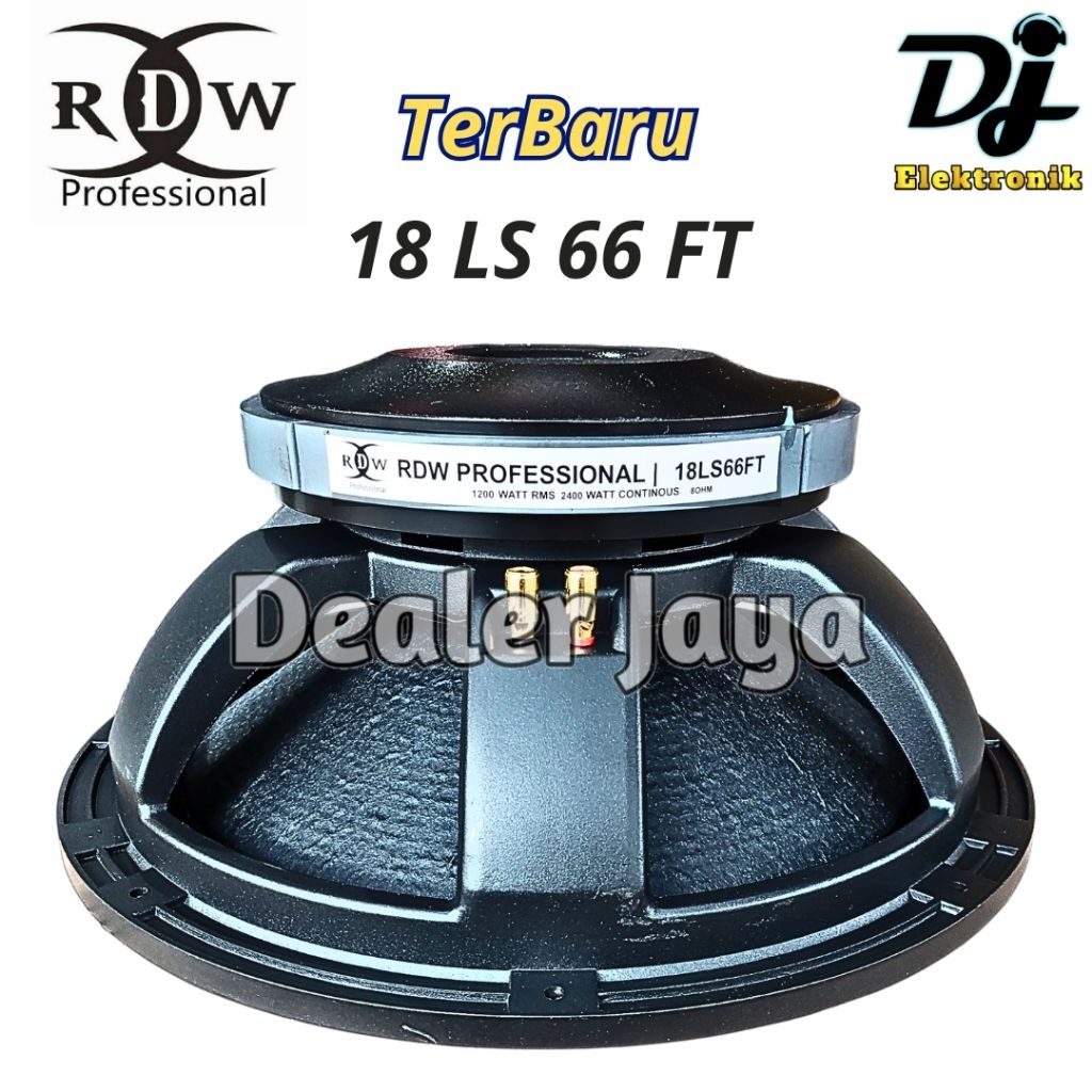 Speaker Komponen RDW 18 LS 66 FT / 18LS66 FT / LS66 FT - 18 inch