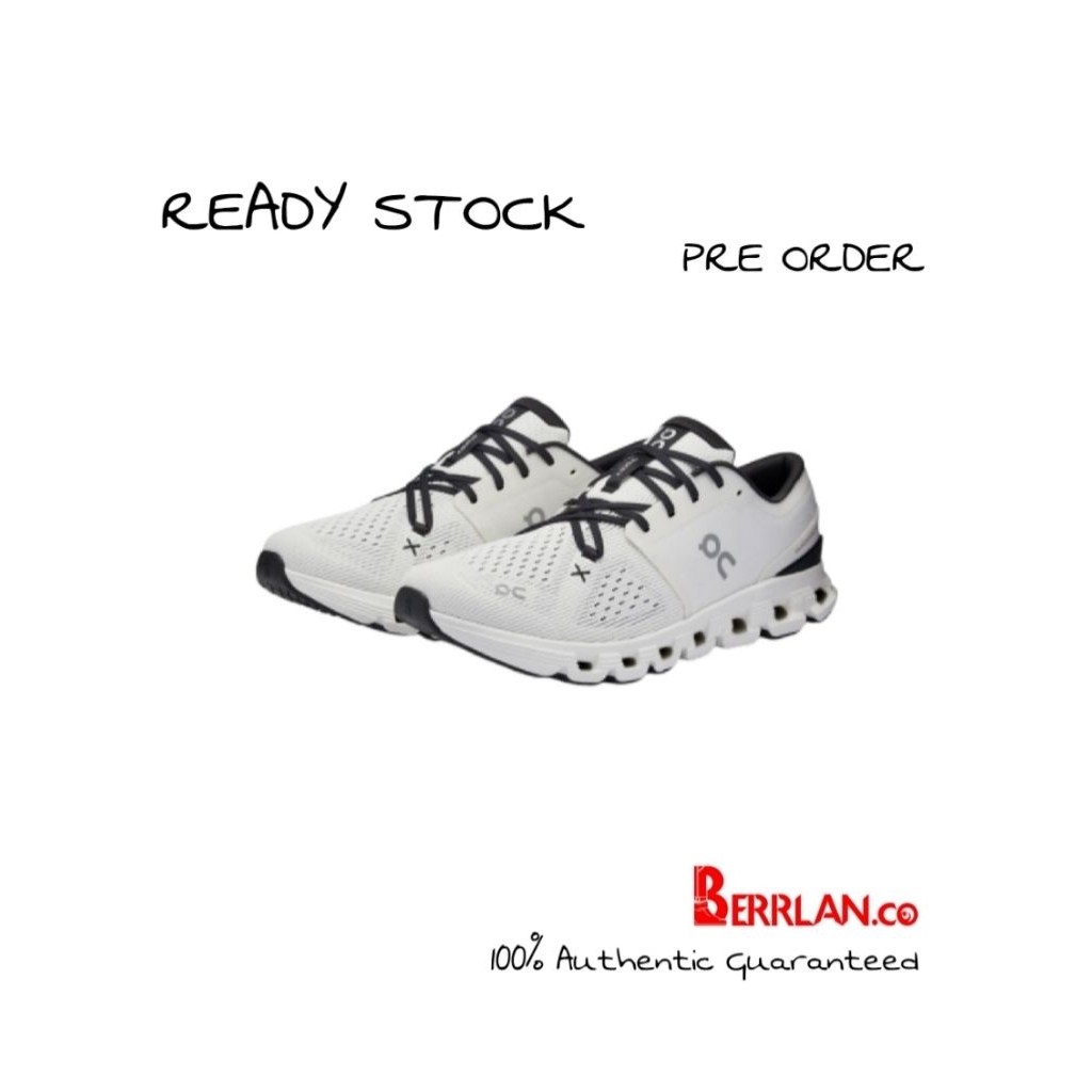 On Running Cloud X4 Ivory Black 100% Original