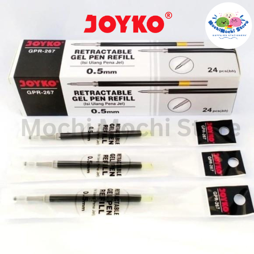 

Ay00! PER KOTAK/24 PCS Refill Pulpen Joyko GPR-267 Tinta 0.5mm Isi Ulang Tinta Pulpen Refill Gel Pen