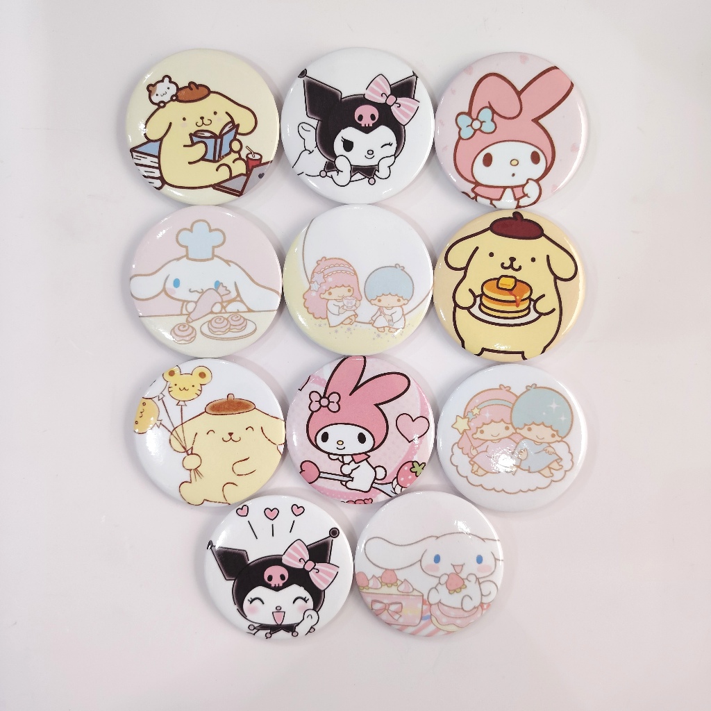 Sanrio Pin Bros 5.8cm Pin Peniti Sanrio