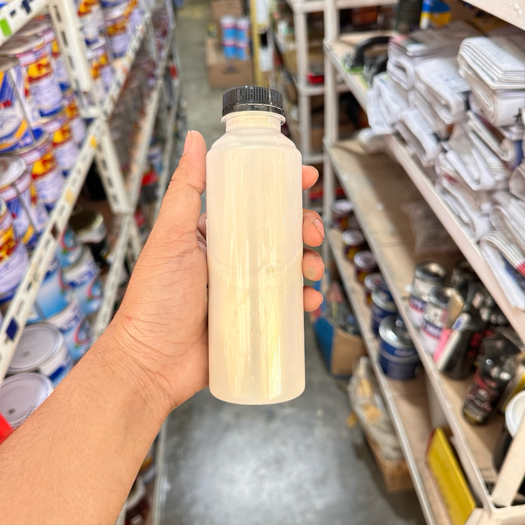 cat xyrallic xiralic siralik PU yellow / gold kemasan repack ecer 50ml - 250ml