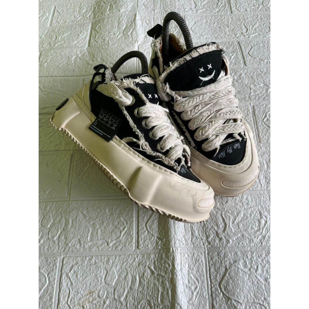 sepatu Xvessel G.O.P low marshmallow BW size 37/24cm ORIGINAL mulus