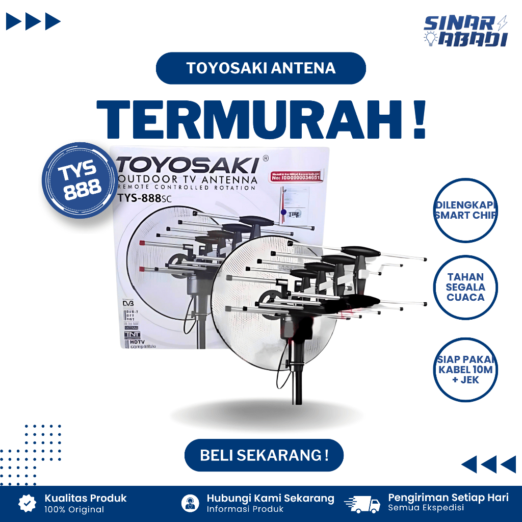 Toyosaki Antena Remot Digital Outdoor TYS-888SC