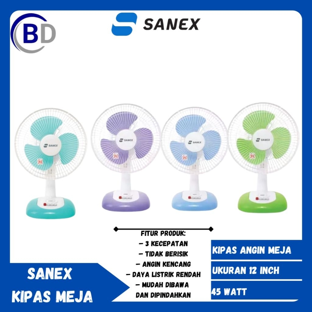 Kipas Angin Sanex Meja "12 inch