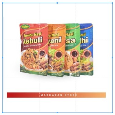 

Bumbu Nuha Instan Nasi Biryani, Mandhi, Kebuli, Kabsa 100% Non MSG - Nasi Kebuli HALAL
