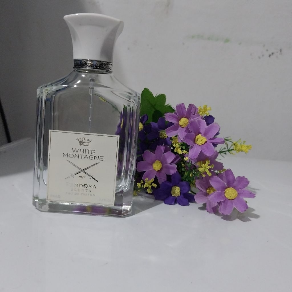 White botol bekas kosong parfum