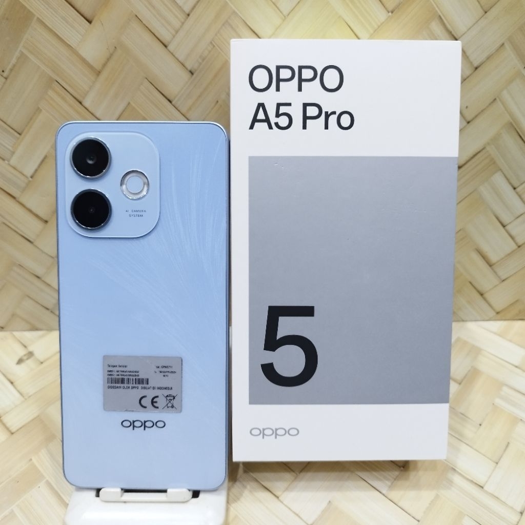 OPPO A5 PRO 4G 8/256GB HP SECOND FULLSET BATANGAN ORIGINAL BERGARANSI