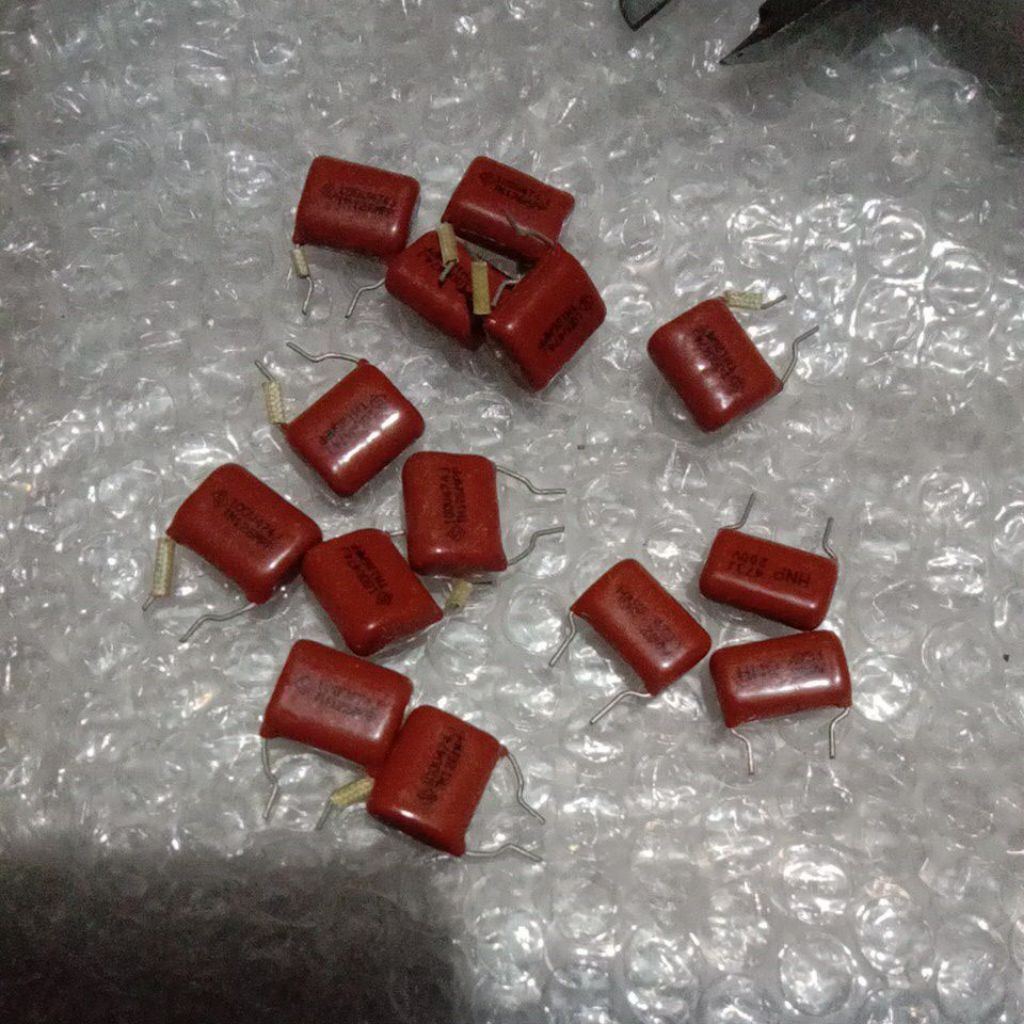 lot 12pcs Kapasitor Milar 100V - 474j /473J -200V