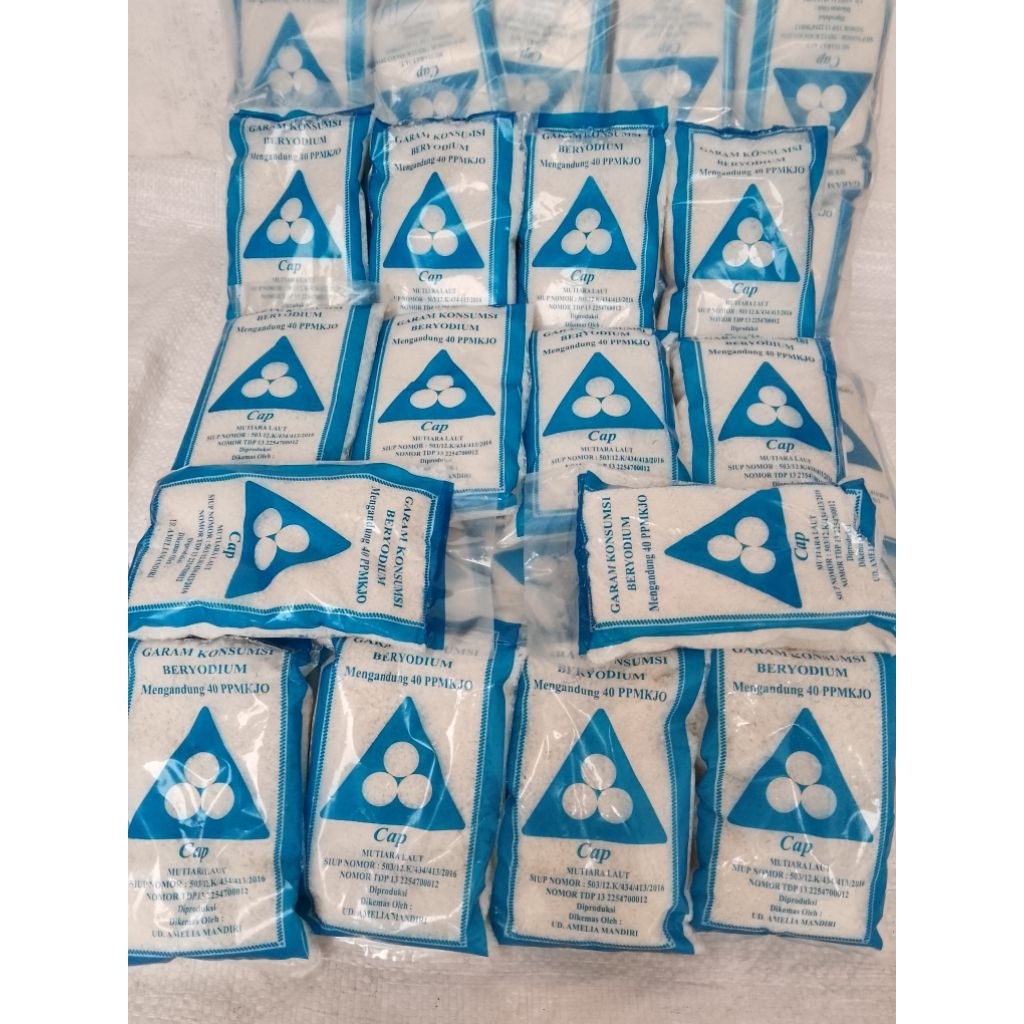 

garam kasar/garam masak BERYODIUM 200gram isi 20pcs