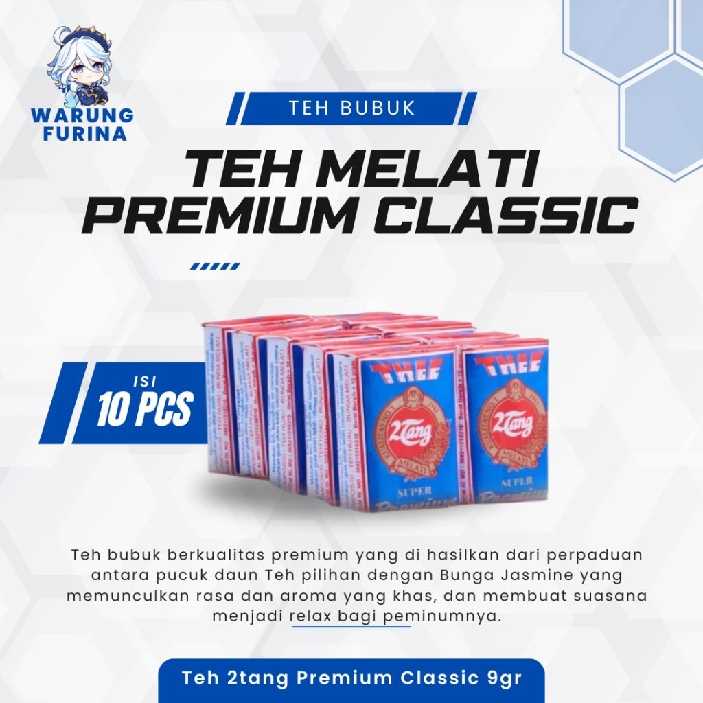 

2Tang Teh Bubuk Jasmine Tea Premium Classic 9gr