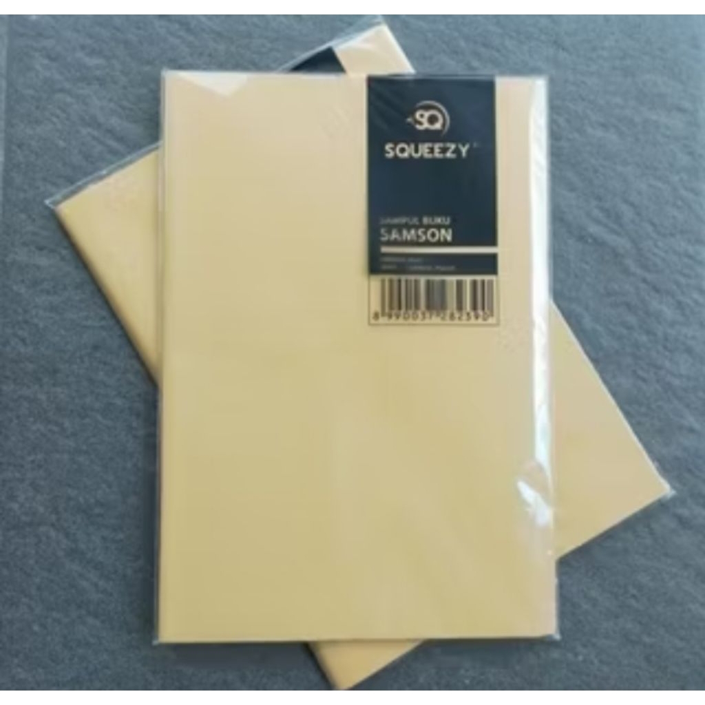 

Sampul Buku Coklat Polos Ukuran Buku biasa/Kwarto 1 Pak
