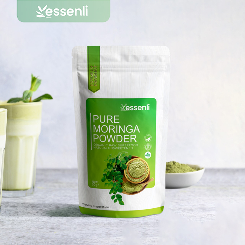 

ESSENLI Daun Kelor Bubuk Halus / Moringa Powder