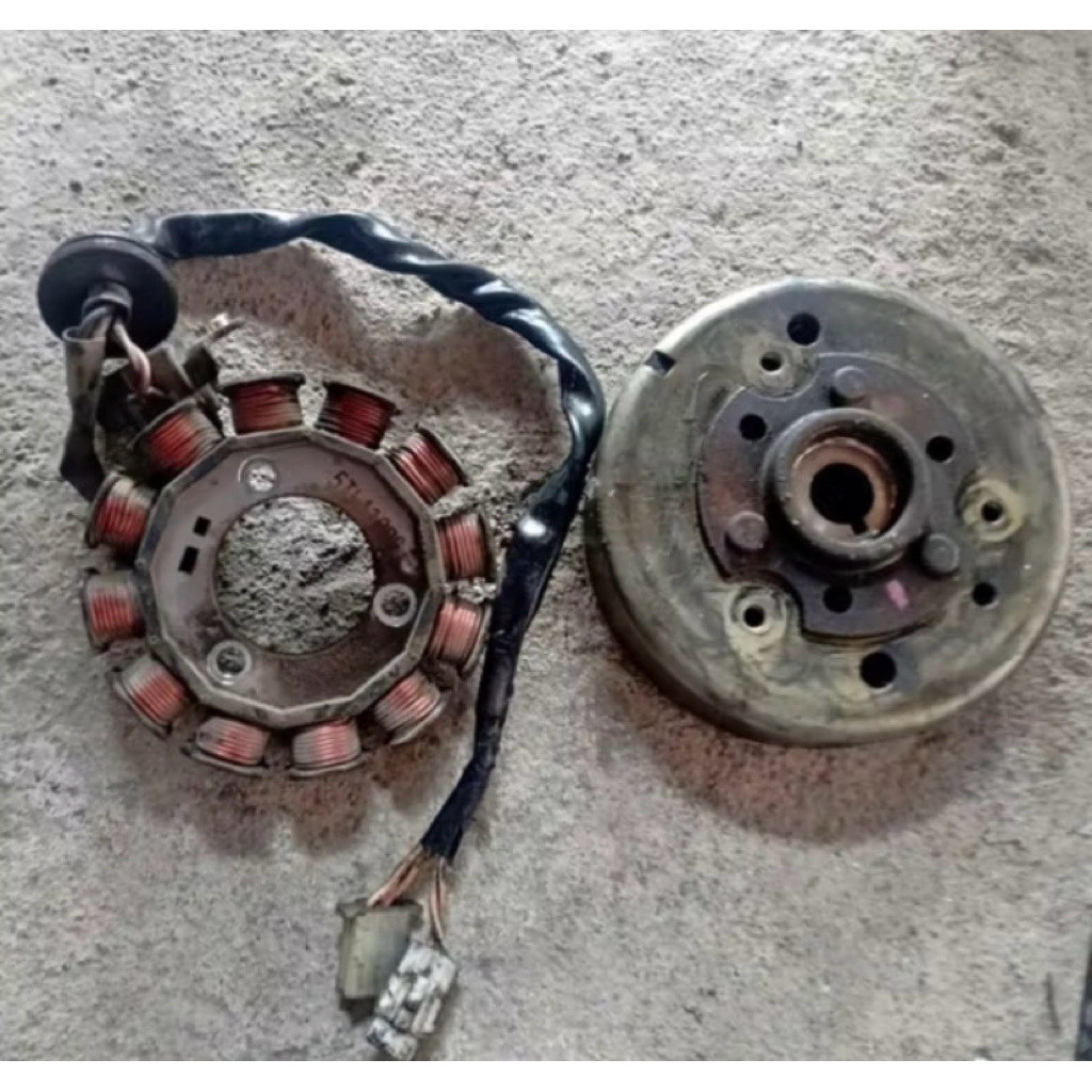 Maghnet plus spul / pengapian set yamaha mio sporty original lepasan motor