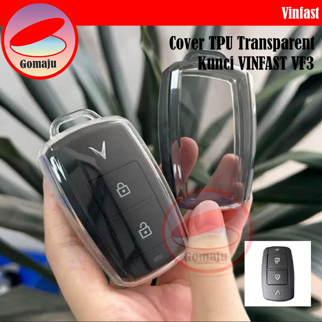 Cover TPU Kunci VINFAST VF3 Sarung Case TPU Transparent Kunci Vinfast VF3