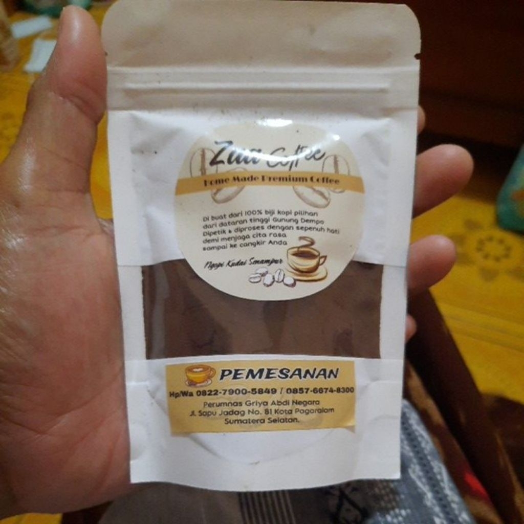 

Zaa Coffe (Kopi Bubuk Robusta Petik Merah Asli Pagaralam)