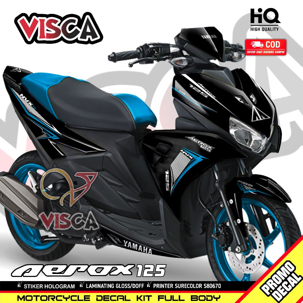 Decal Aerox 125 Full Body Stiker Aerox 125 Full Body Stiker Motor Aerox 125 Full Body NVX