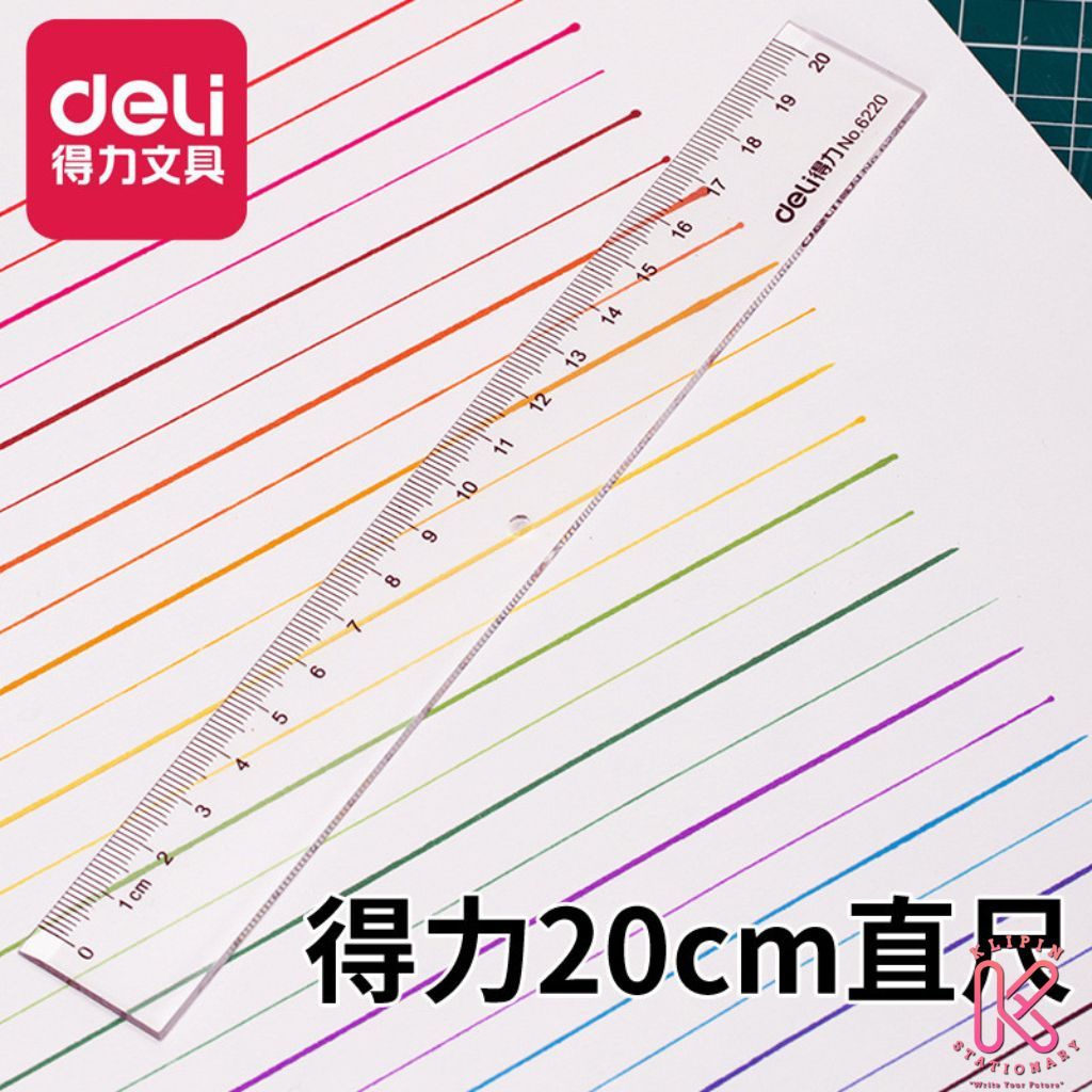 

Penggaris 20cm - Deli 6220