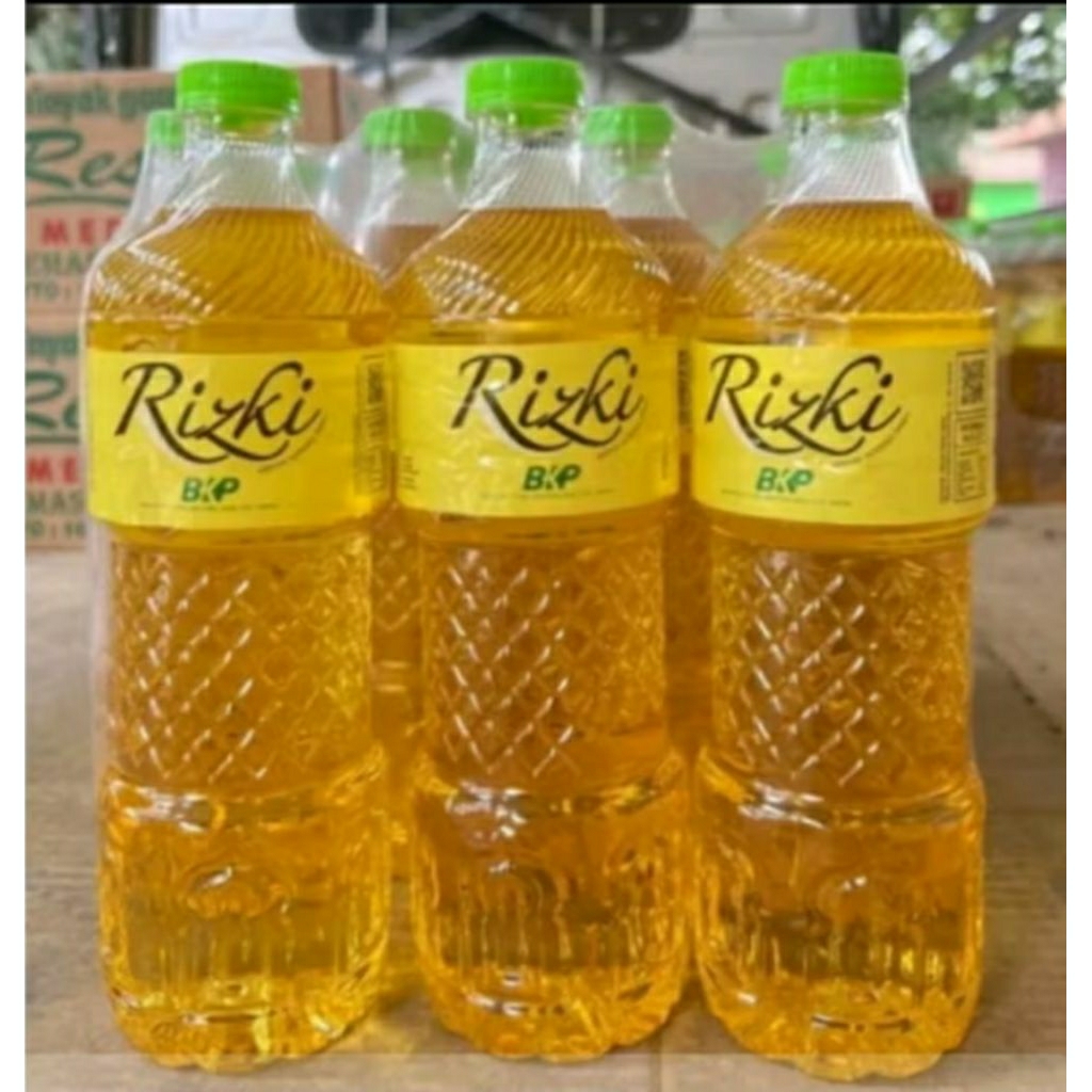 

RIZKI MINYAK GORENG KEMASAN BOTOL 1 LITER /800 ML