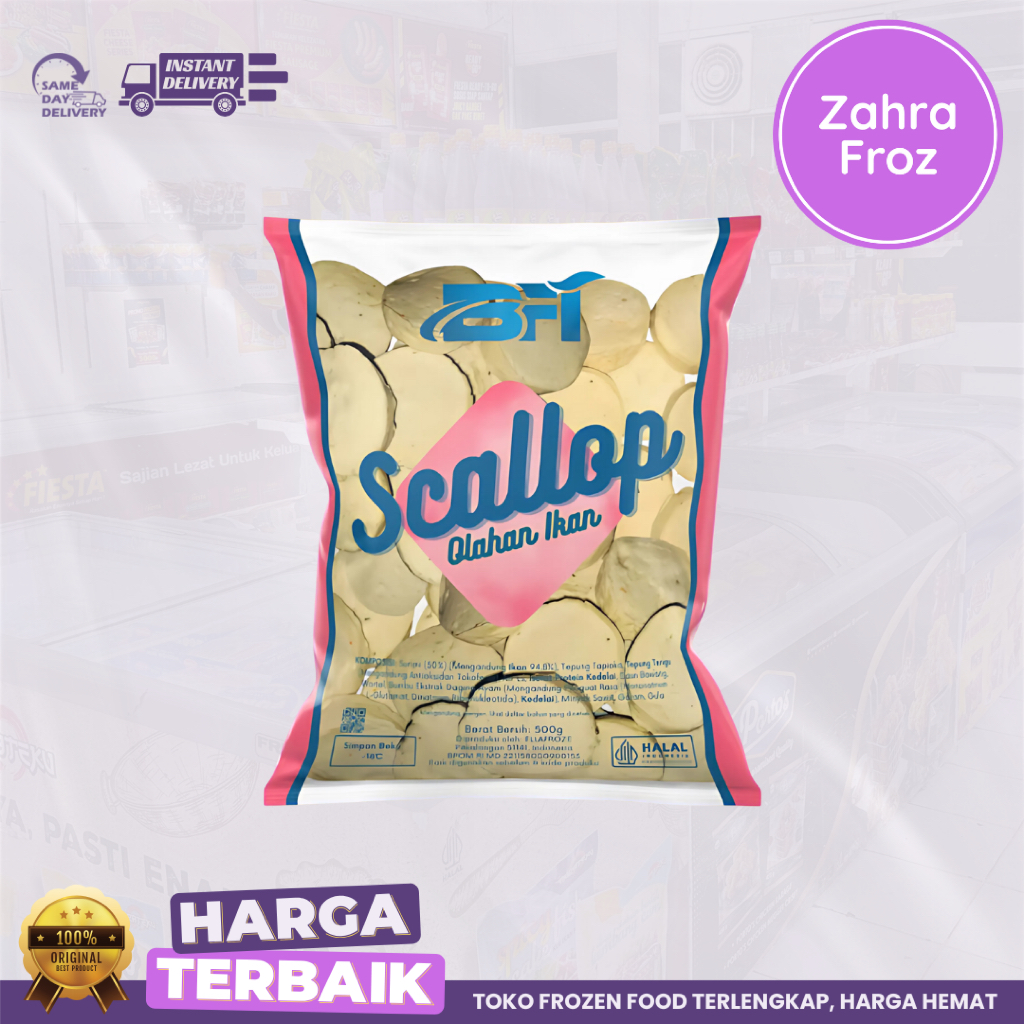 

BFI SCALLOP IKAN 500 GR
