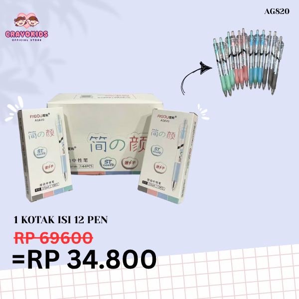 

CRAYOKIDS Pulpen Gel 0.5mm – nyaman digenggaman