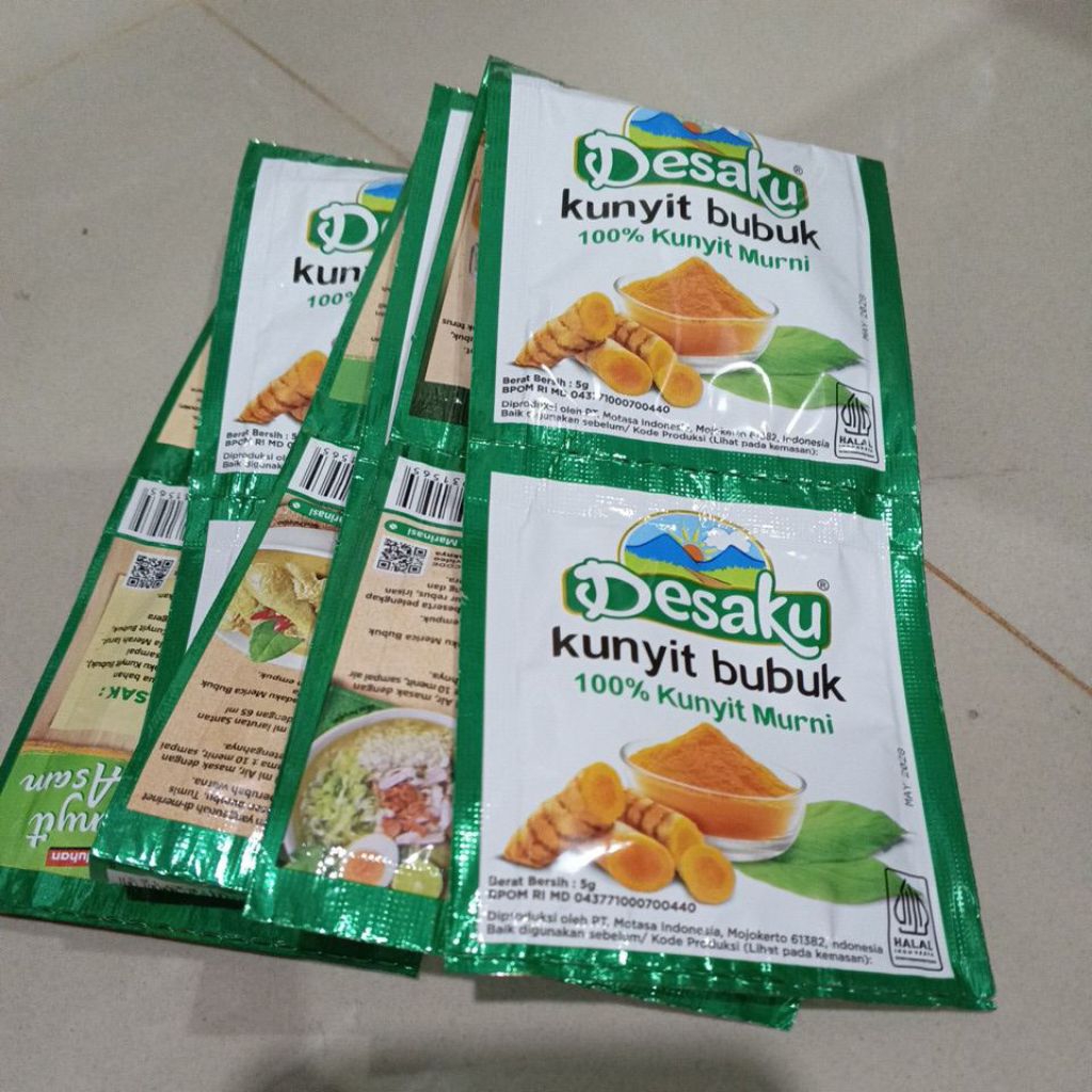 

Desaku Kunyit Bubuk 1 Renceng Isi 12 sachet