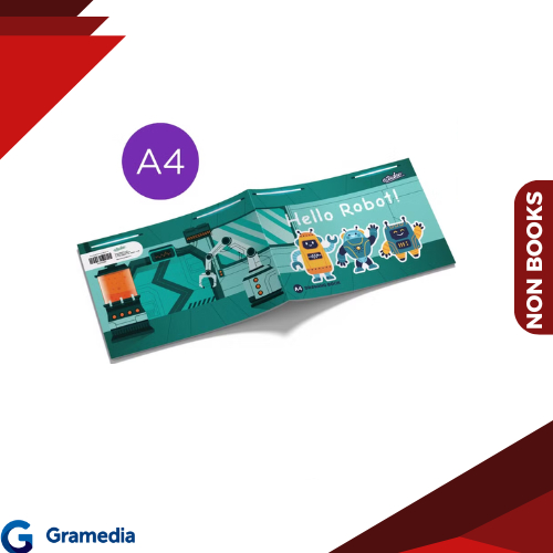 

Gramedia Medan -ESTUDEE DRAWING BOOK A4 K ROBOT LAB