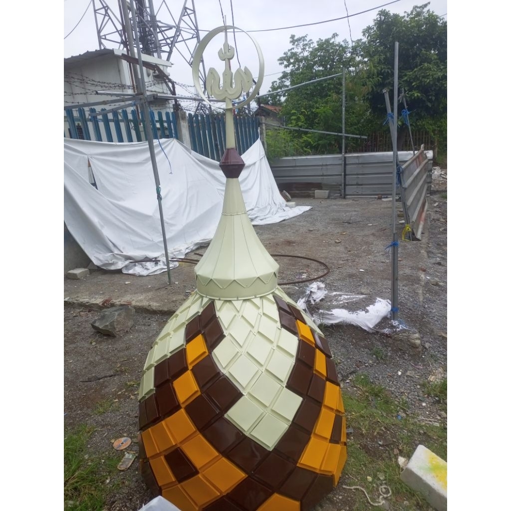 KUBAH MASJID GALVALUM 1METER