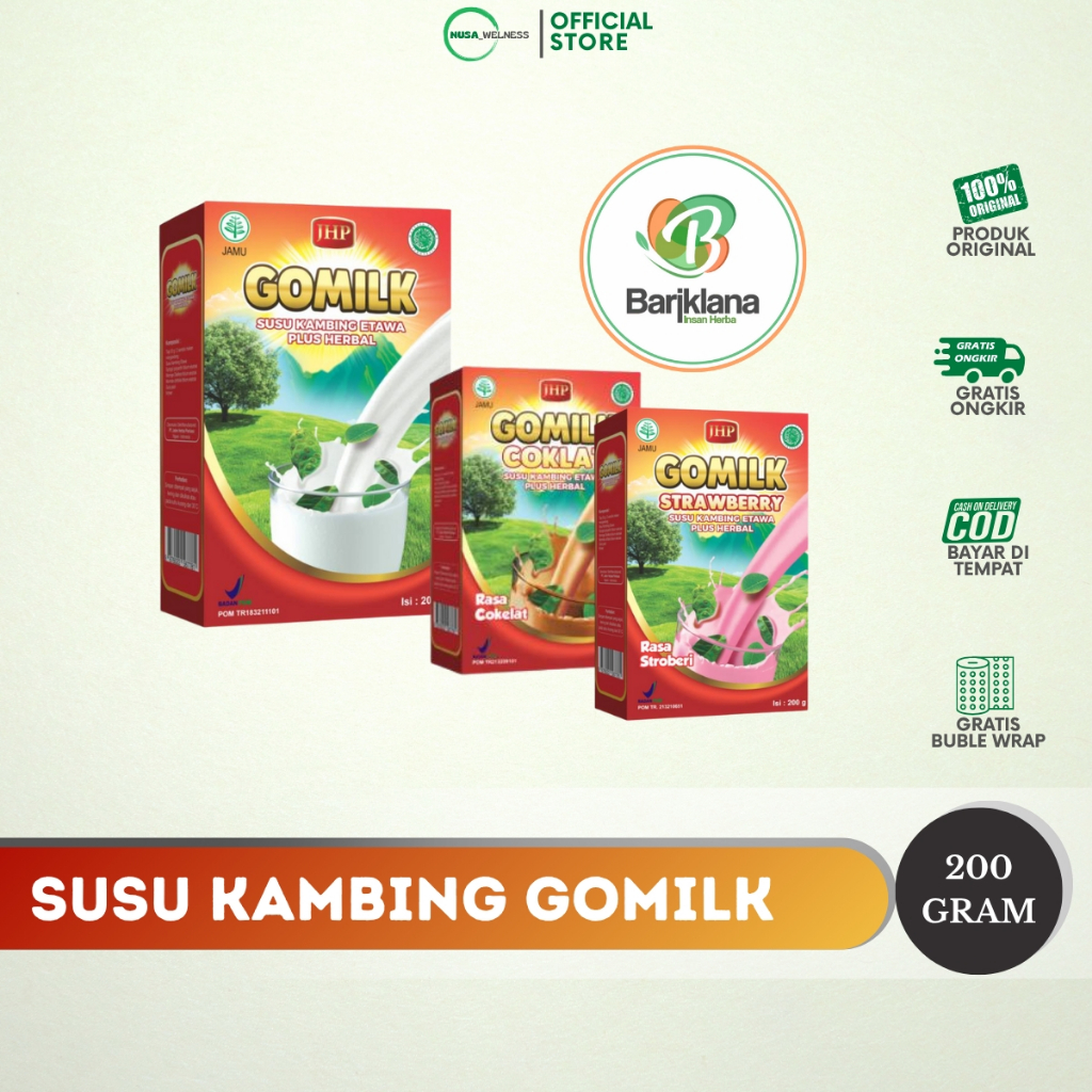 

GOMILK SUSU KAMBING ETAWA TERBAIK (BONUS JAHE) – sehatkan tubuh dari dalam | bonus jahe hangatkan badan | susu etawa berkualitas | original GOMILK 100%