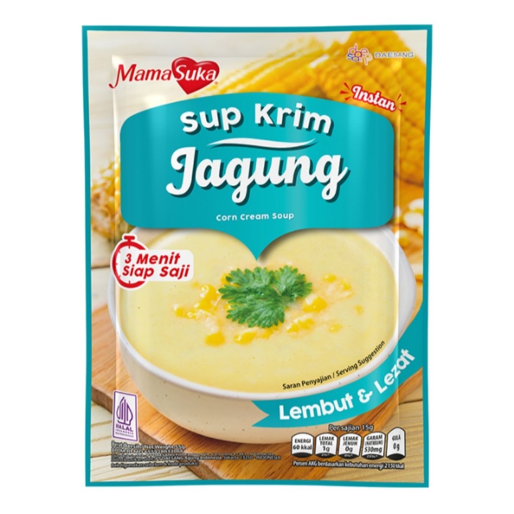 

MamaSuka Krim Sup Instan Jagung 55 g