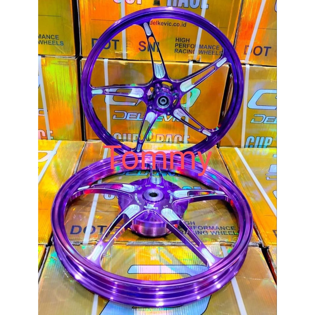 Velg Delkevic K SPEED Bintang Laut Mio Sporty Smile Soul Gt Fino Nuovo lebar 140/160x17 Ring 17