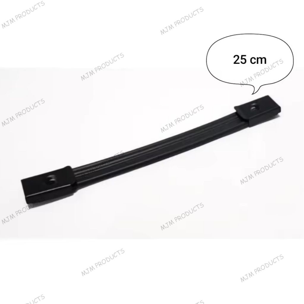 HANDLE TARIK KARET HITAM / SILVER HANDLE PEGANGAN KOPER BOX HARDCASE SALON DLL HANDLE TARIK KARET HA