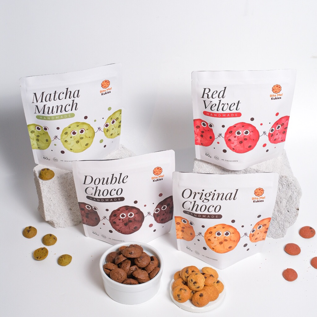 

Mini Bite Cookies | 60g | Snack by Bitemekukies