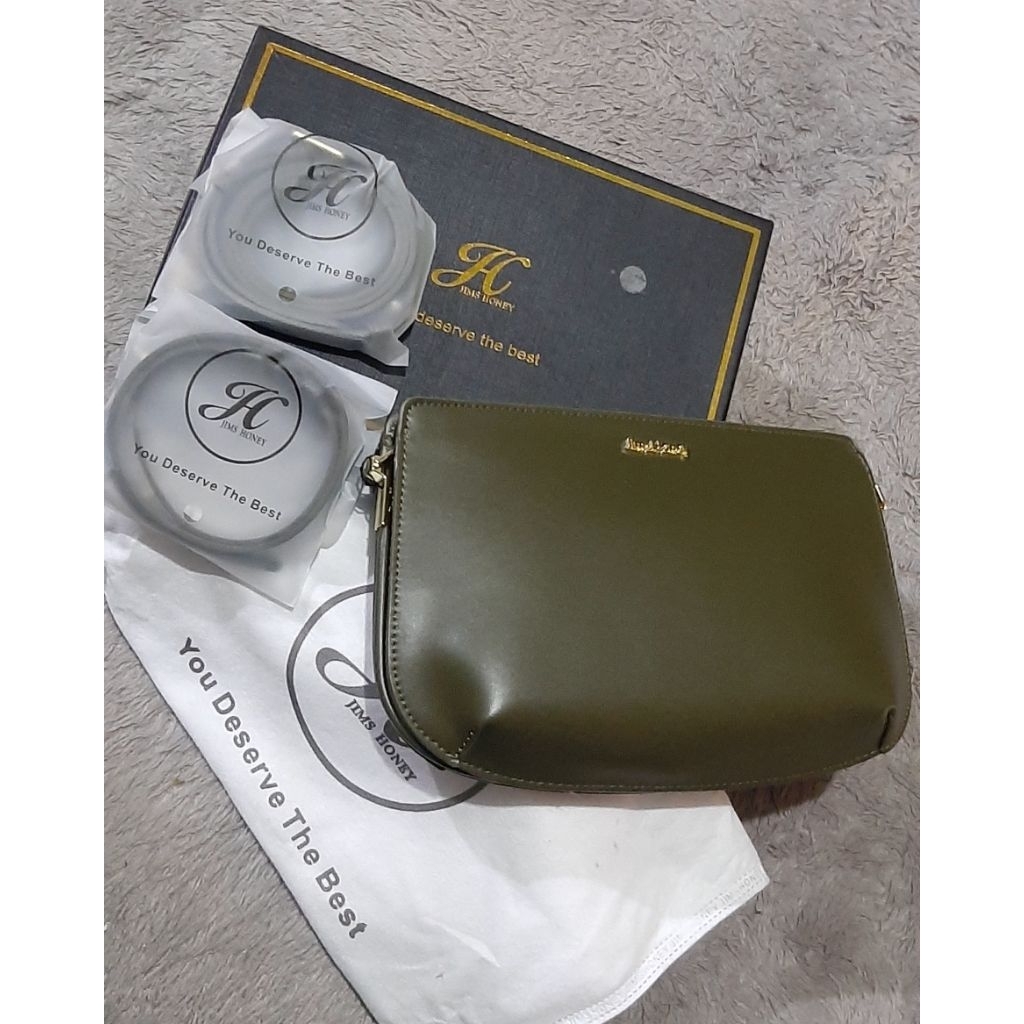 Preloved // TAS WANITA JIMS HONEY DARK ARMY ORIGINAL