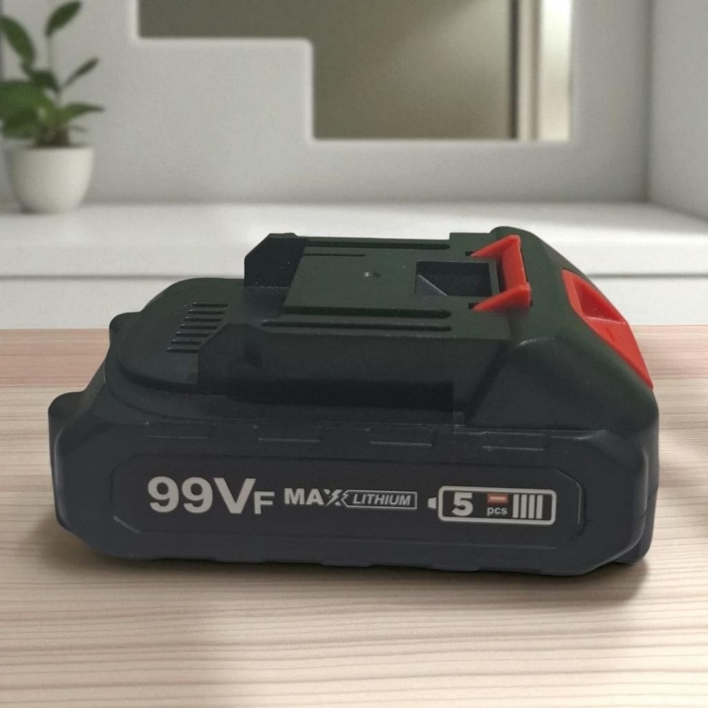 BATERAI IMPACT WRENCH CORDLESS APR 99VF  BATRE BOR IMPACT GERINDA APR 99VF 5CELL